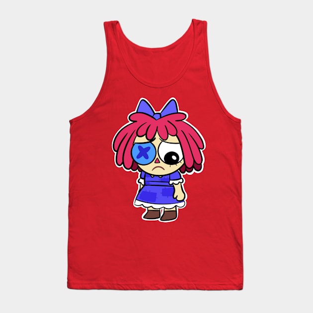 The sad Girl Tank Top by rollout578